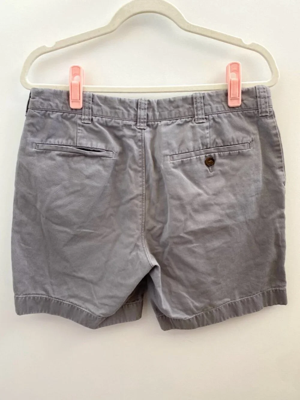 J. Crew Light Grey Reade Chino Shorts Size 32